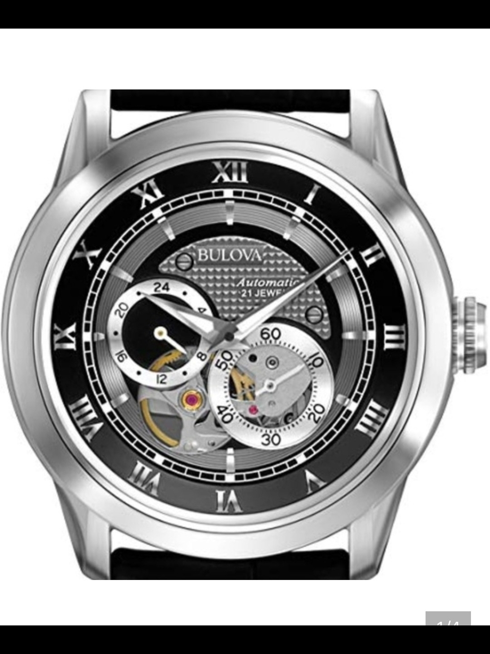 Bulova Automatic Men’s Automatic 21 Jewel Movement 96A135